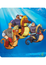 Раскраски - Мультфильм - Три богатыря и морской царь 2016