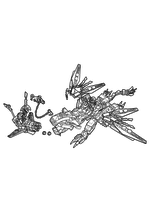 Раскраска - LEGO Ниндзяго. Мастера Кружитцу - Дракон Джея