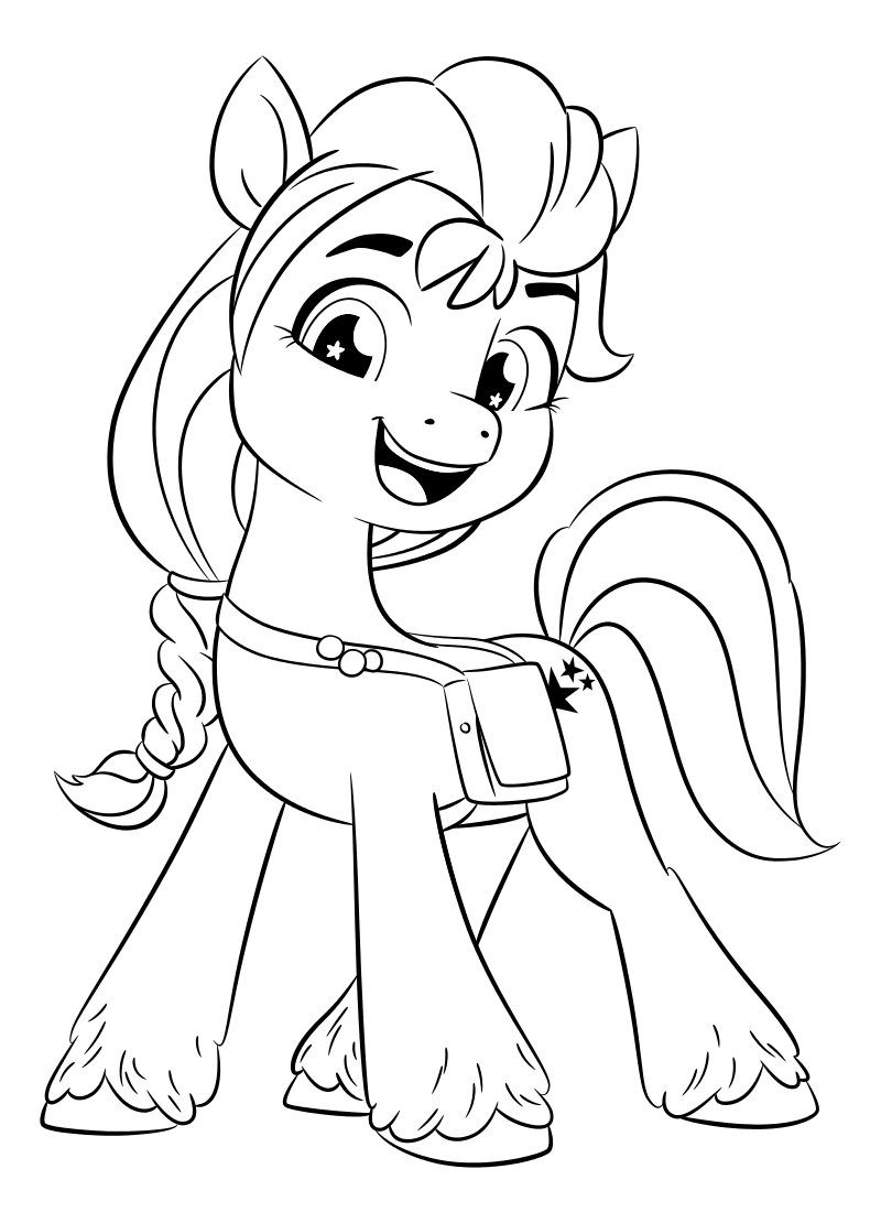 Раскраски Мой маленький пони / Май Литл Пони для девочек - распечатать или скачать