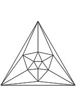 Диаграмма Шлегеля для икосаэдра