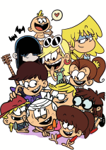 Раскраски - Мультфильм - Мой шумный дом (The Loud House)
