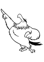 Раскраска - Angry Birds в кино - Могучий Орёл