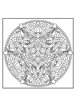 Раскраска - Кейпоп-охотницы на демонов - Мандала Сусси