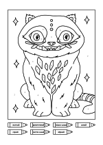 Раскраска - Кейпоп-охотницы на демонов - Дерпи раскраска по номерам