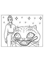 Раскраска - Кейпоп-охотницы на демонов - Руми с Дерпи