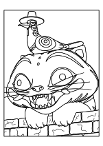 Раскраска - Кейпоп-охотницы на демонов - Дерпи и Сусси