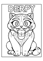 Раскраска - Кейпоп-охотницы на демонов - Дерпи