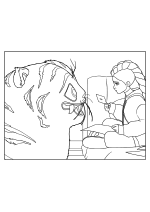 Раскраска - Кейпоп-охотницы на демонов - Дерпи и Руми