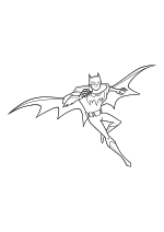 Раскраска - Лига справедливости в действии - Бэтмен