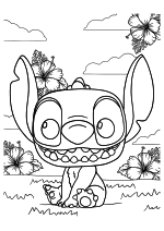 Раскраска - Лило и Стич - Милый Стич Funko POP Раскраска - Лило и Стич - Милый Стич Funko POP