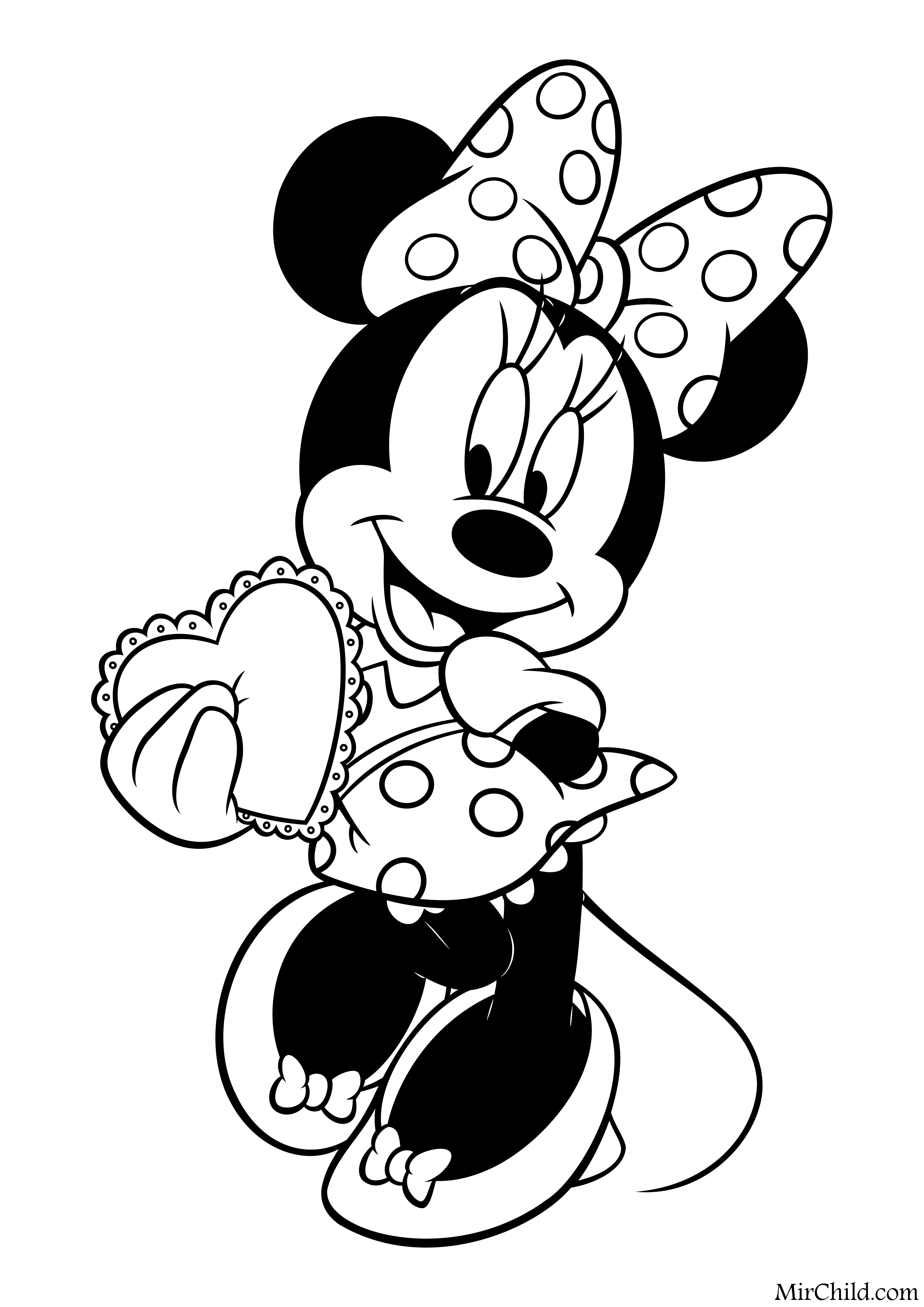 Раскраски из диснеевских мультфильмов про Микки Мауса (Mickey Mouse) скачать