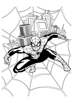 Раскраска - Совершенный Человек-паук - Человек-паук