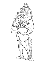 Раскраска - Зверополис 2 - Мэр Брайан Ржевальский