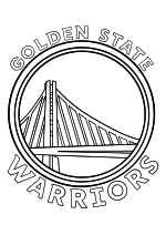 Раскраска - Баскетбол - Golden State Warriors
