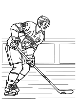 Раскраска - Хоккей - Джонатан Юбердо из Florida Panthers