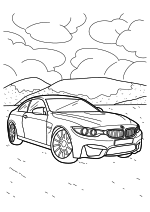 Раскраска - Легковые автомобили - БМВ