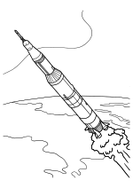 Раскраска - Ракеты - Сатурн-5 - Лунная ракета НАСА Раскраска - Ракеты - Сатурн-5 - Лунная ракета НАСА