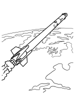 Раскраска - Ракеты - Ракета-Носитель SpaceX Falcon Раскраска - Ракеты - Ракета-Носитель SpaceX Falcon