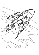 Раскраска - Ракеты - Капсула SpaceX Dragon Раскраска - Ракеты - Капсула SpaceX Dragon
