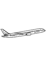 Раскраска Boeing 787-9 Dreamliner