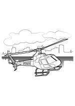 Раскраска - Вертолёты - Вертолёт Airbus Helicopters H125