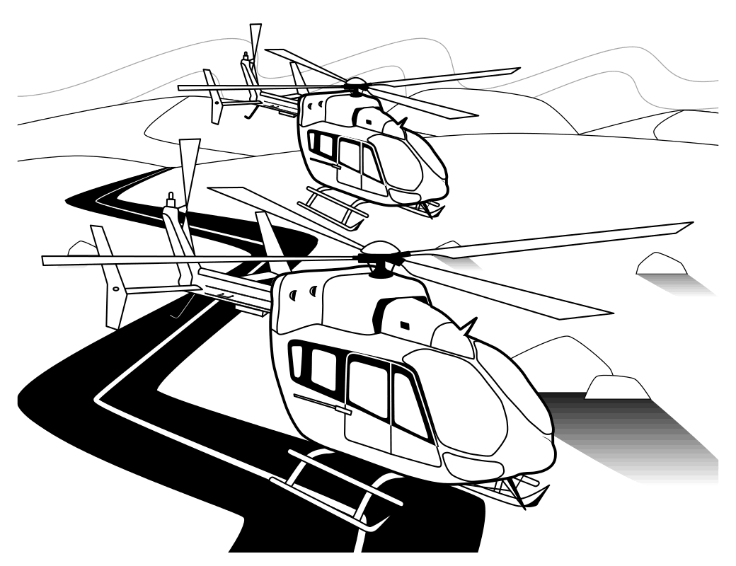 Раскраска - Вертолёты - Вертолёт Airbus Helicopters UH-72 Lakota