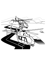 Раскраска - Вертолёты - Вертолёт Airbus Helicopters UH-72 Lakota