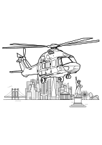 Раскраска - Вертолёты - Вертолёт Airbus Helicopters H175